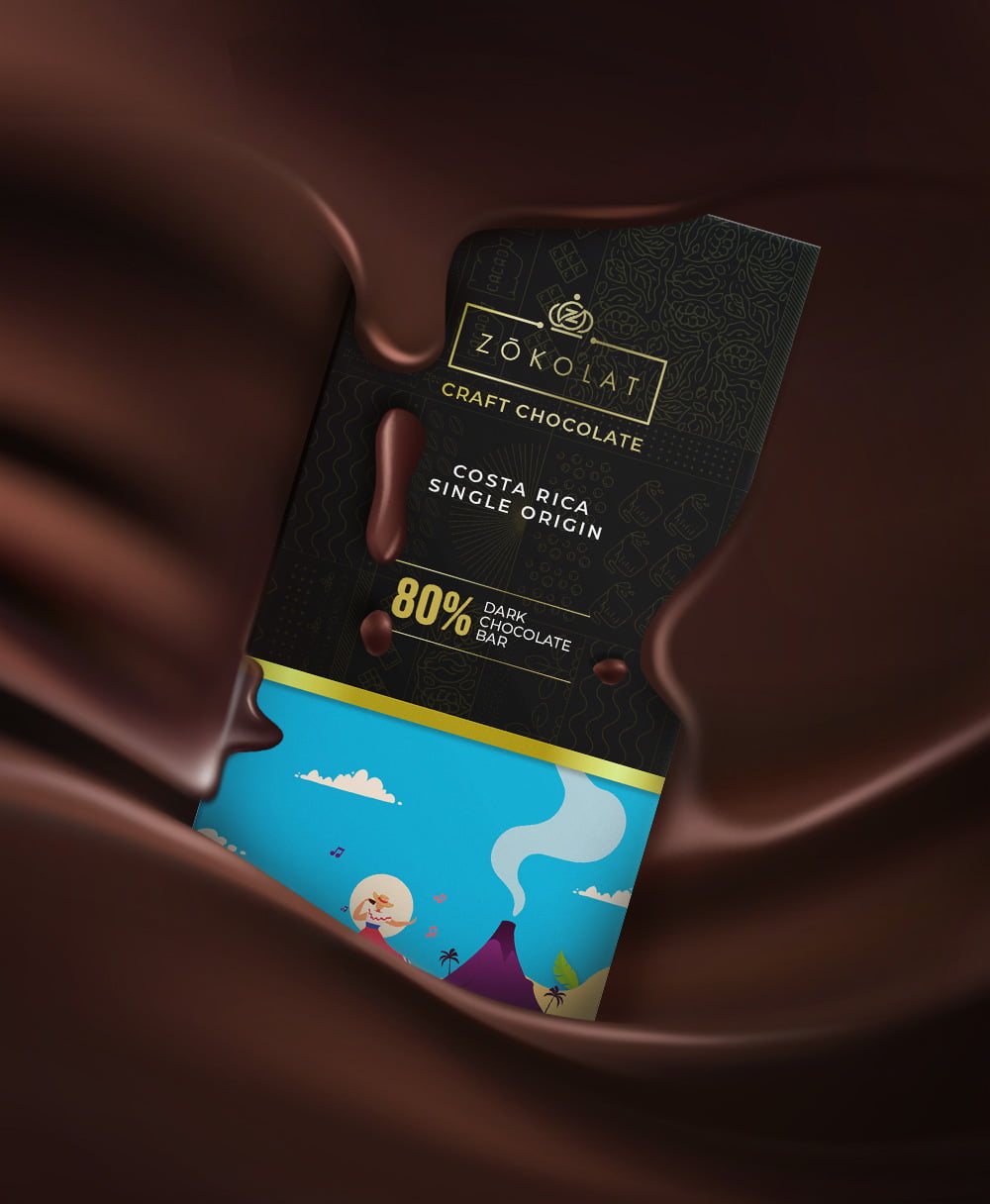 80% Costa Rica Single Origin Dark Chocolate - Image 2