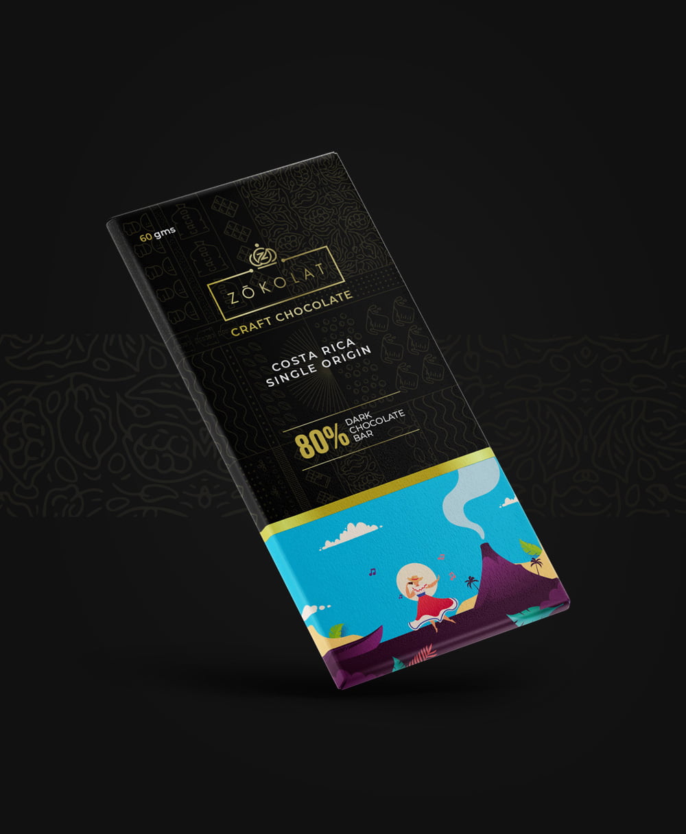 80% Costa Rica Single Origin Dark Chocolate