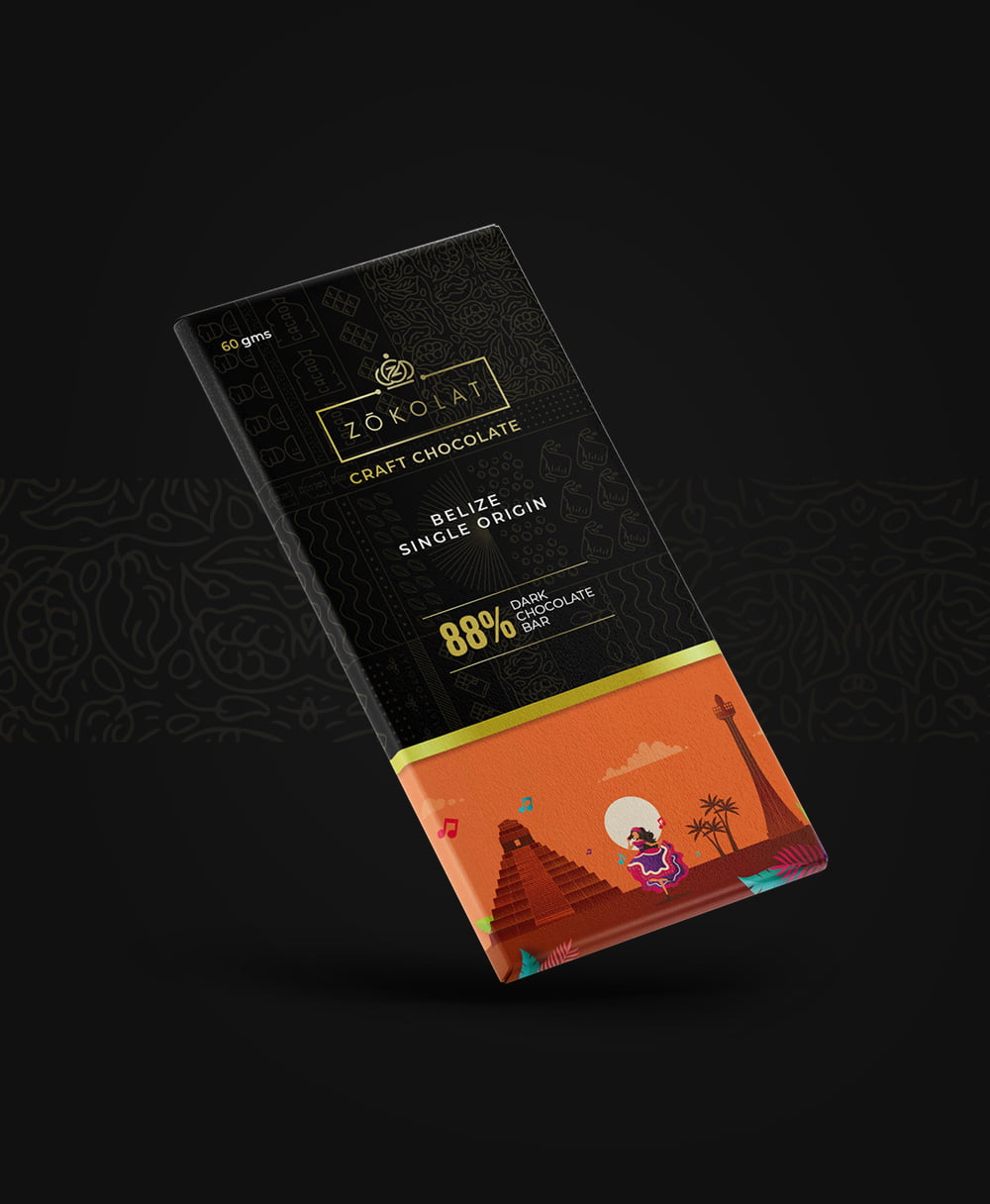 88% Belize Single Origin Dark Chocolate