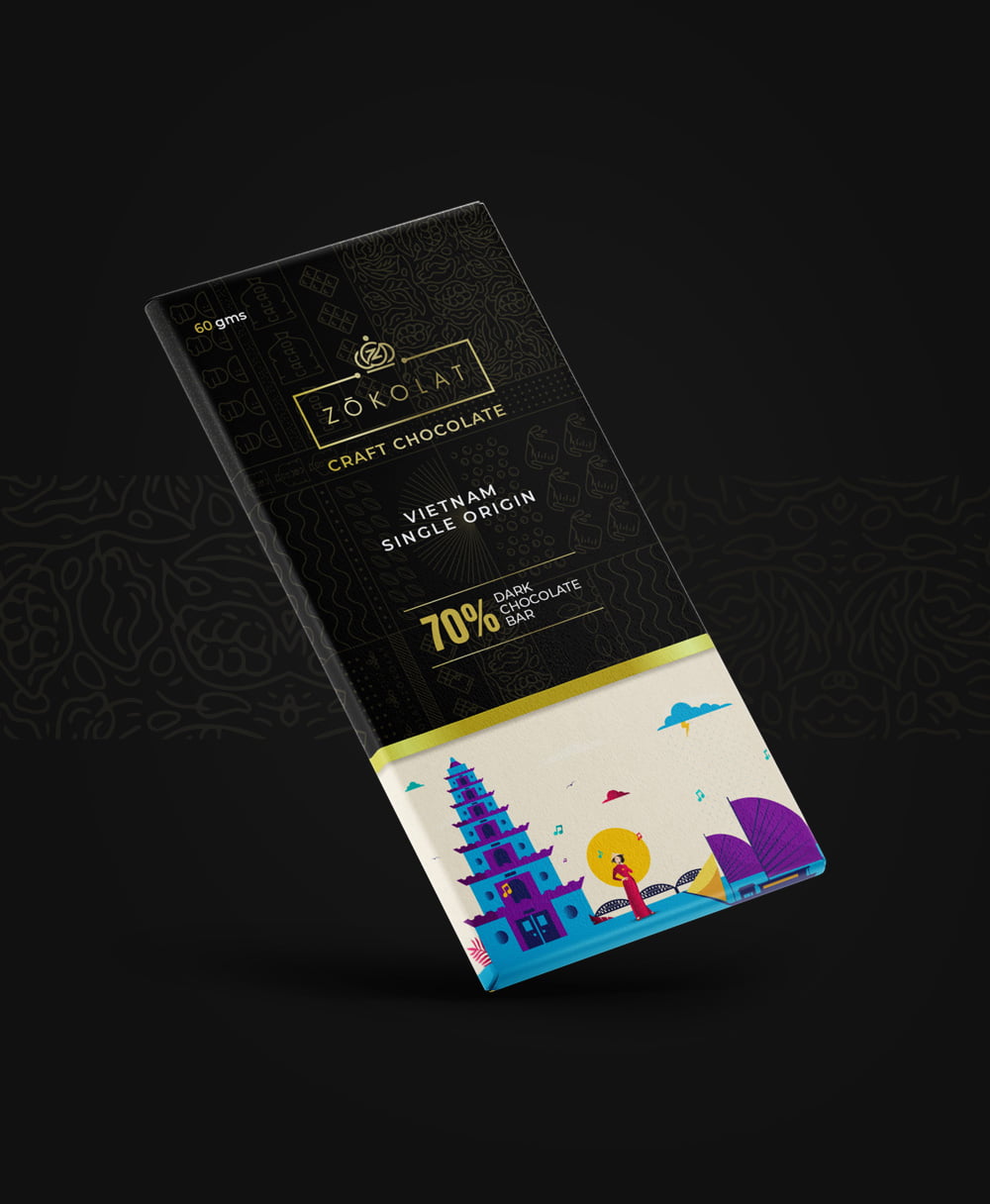 70% Vietnam Single Origin Dark Chocolate