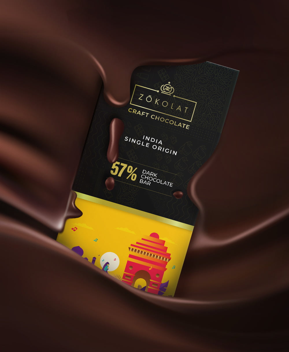 57% India Single Origin Dark Chocolate - Image 2